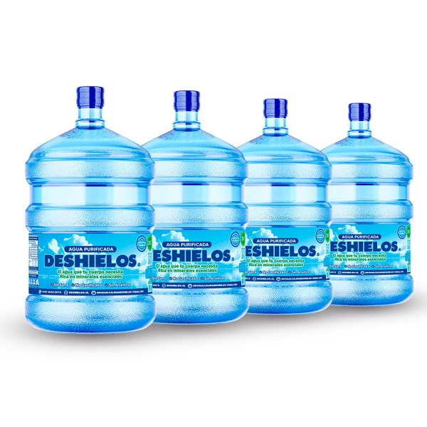 Recargas de agua purificada x 4
